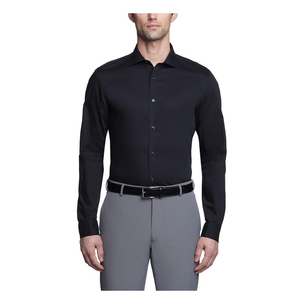 Dress Shirt Regular Fit Non Iron Herringbone French Cuff