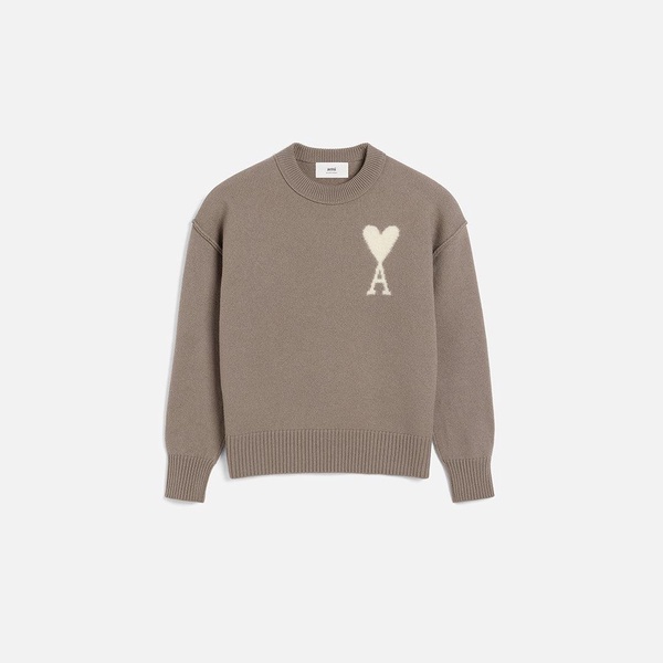 Taupe Wool Ami de Coeur Sweater