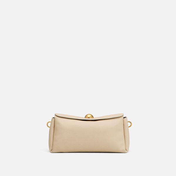 Beige Leather Carrousel Bag