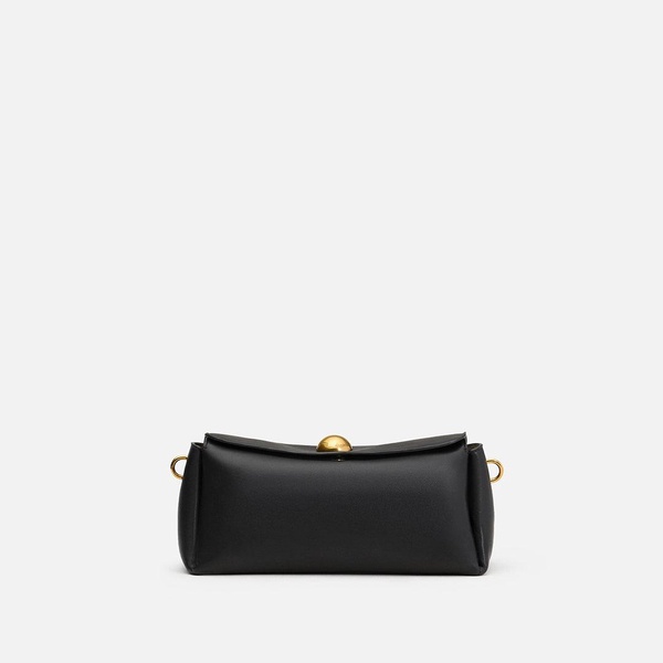 Black Leather Carrousel Bag