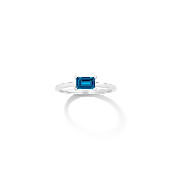 Birthstone Baguette Ring