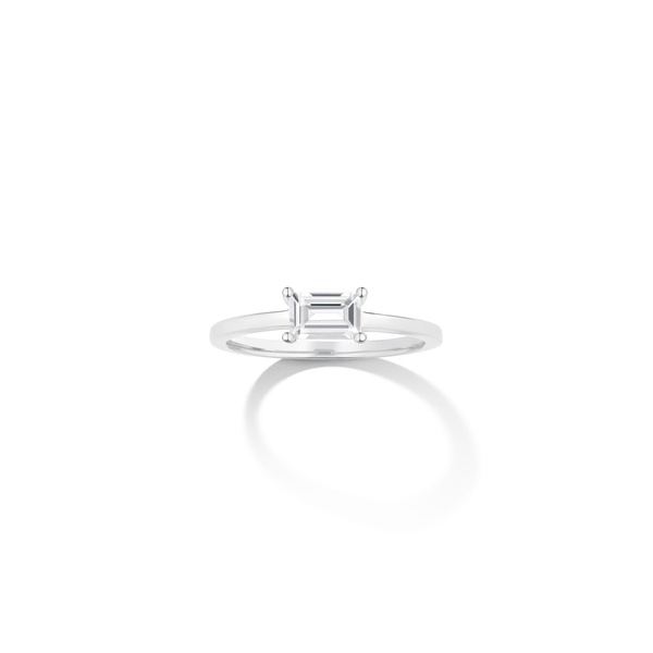 Birthstone Baguette Ring