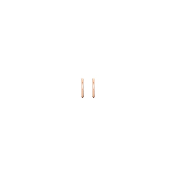 Skinny Gold Hinged Huggie Earrings (12mm)