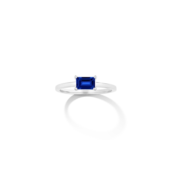 Birthstone Baguette Ring
