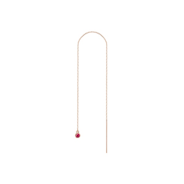Birthstone Ear Chain Threader