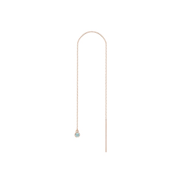 Birthstone Ear Chain Threader