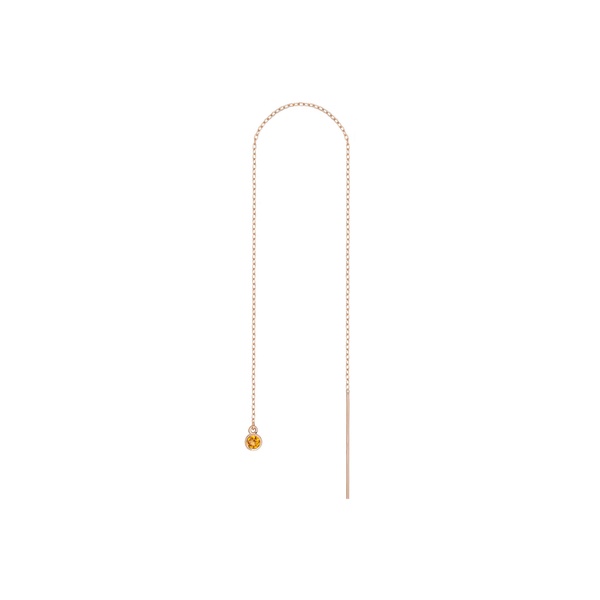 Birthstone Ear Chain Threader