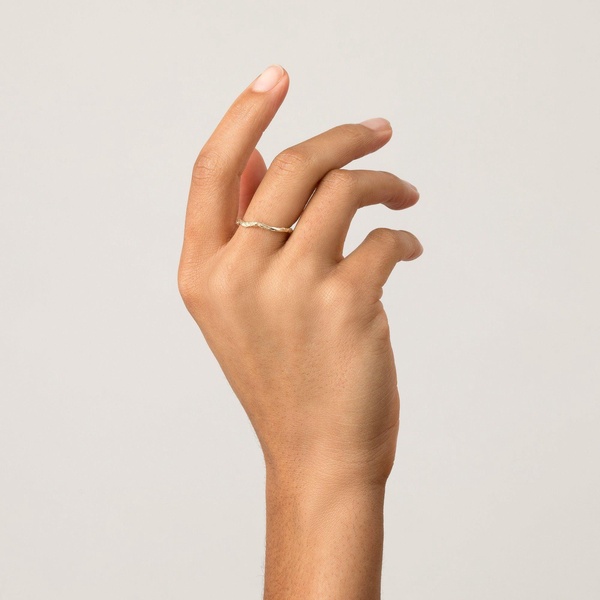 AURATE X KERRY: Venus Gold Ring