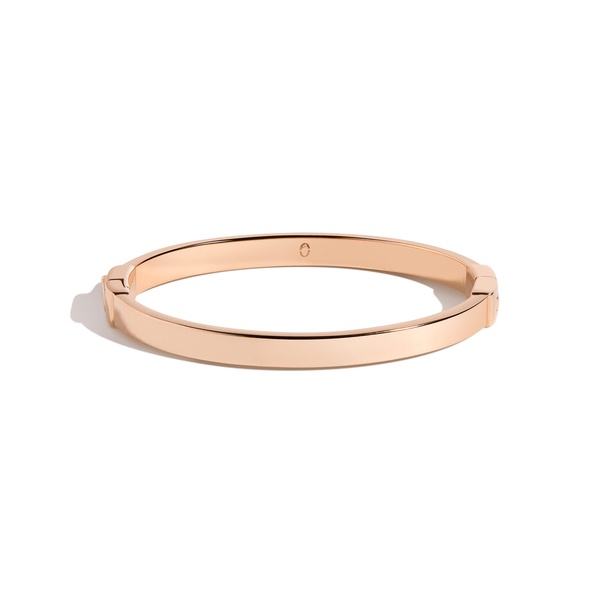 Classic Gold Hinged Bracelet