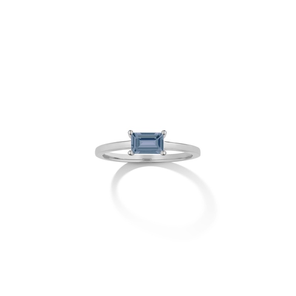 Birthstone Baguette Ring