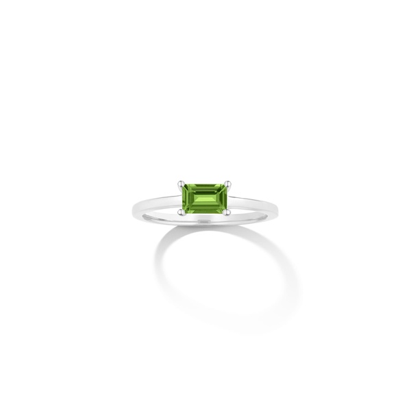 Birthstone Baguette Ring