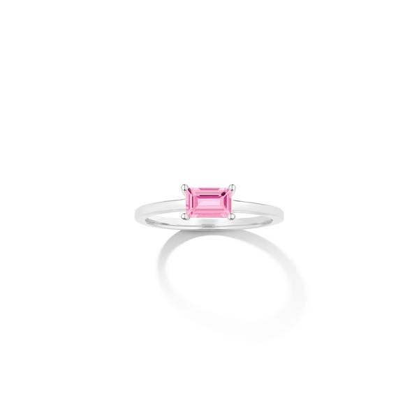 Birthstone Baguette Ring