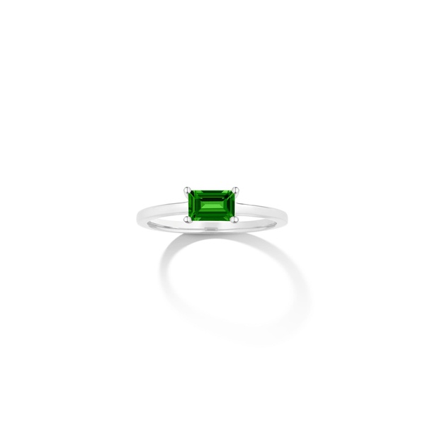 Birthstone Baguette Ring