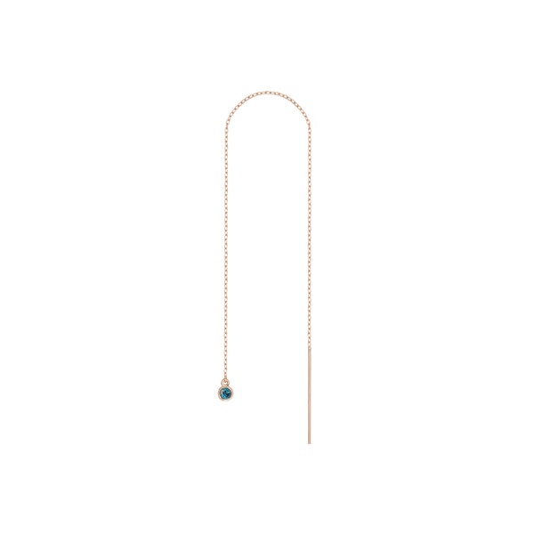 Birthstone Ear Chain Threader