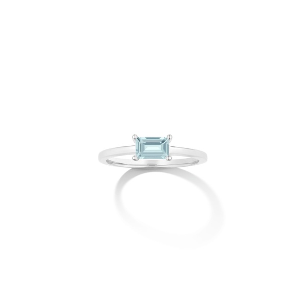 Birthstone Baguette Ring