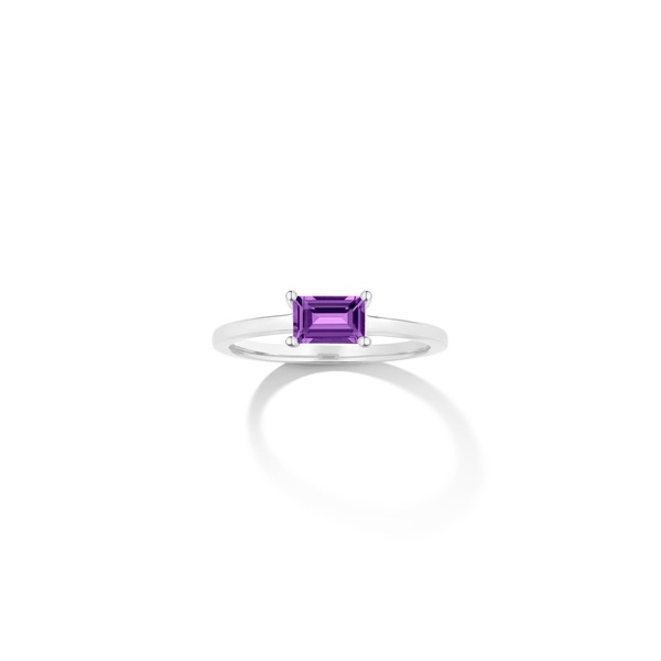 Birthstone Baguette Ring