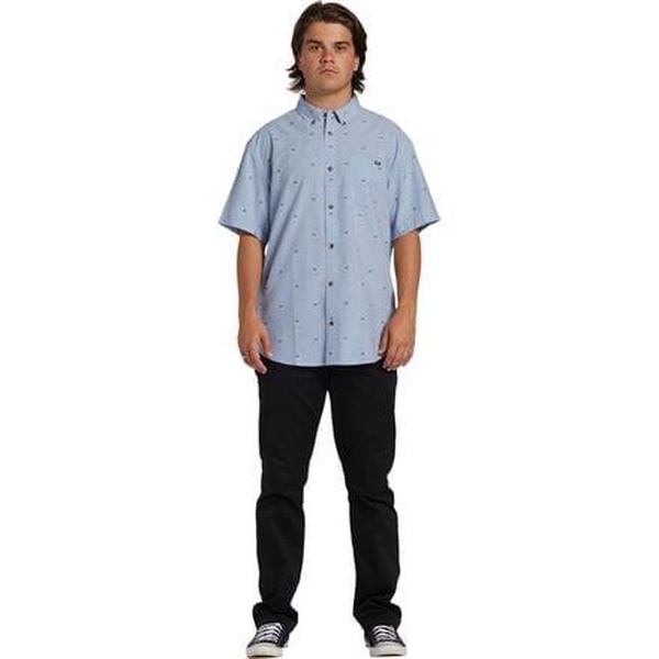 All Day Jacquard Short-Sleeve Shirt - Men's