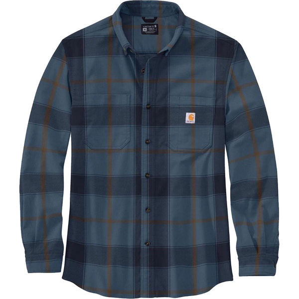 Rugged Flex Relaxed Fit MW Flannel LS Plaid Shirt - Men's