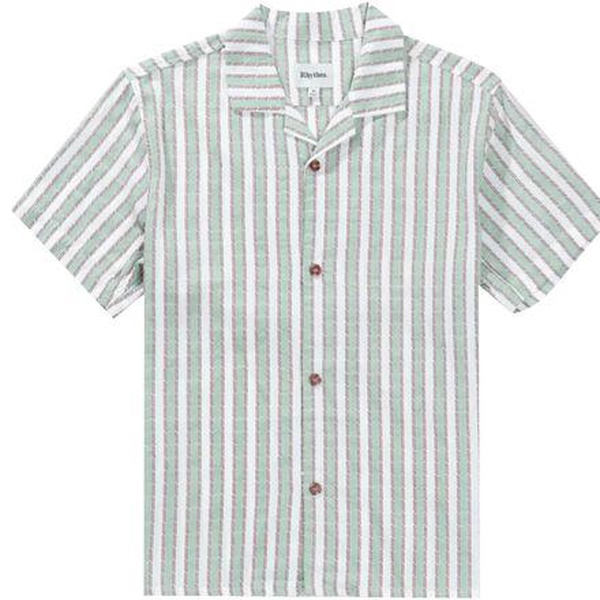 Vacation Stripe Short-Sleeve Shirt - Men's