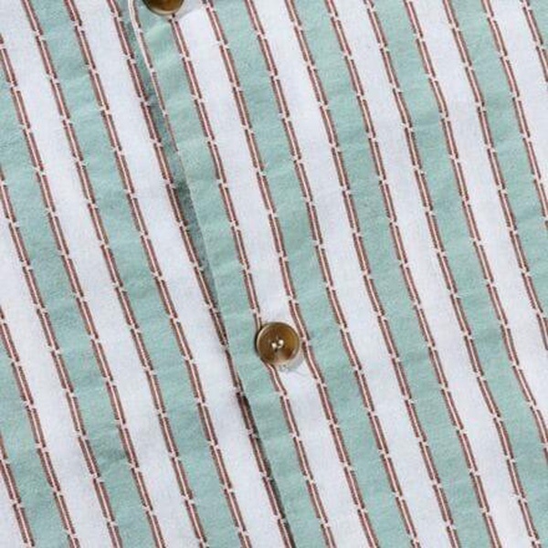 Vacation Stripe Short-Sleeve Shirt - Men's