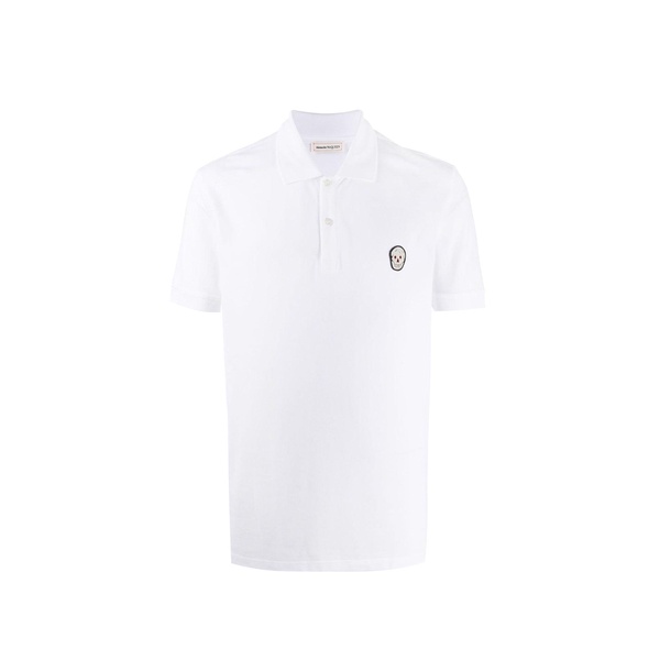Alexander Mcqueen Skull Patch Polo T-Shirt Men