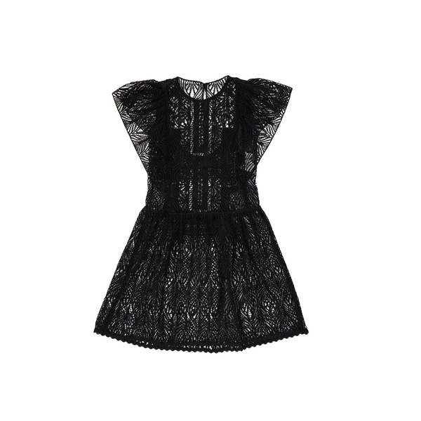 Lace-up Mini Dress