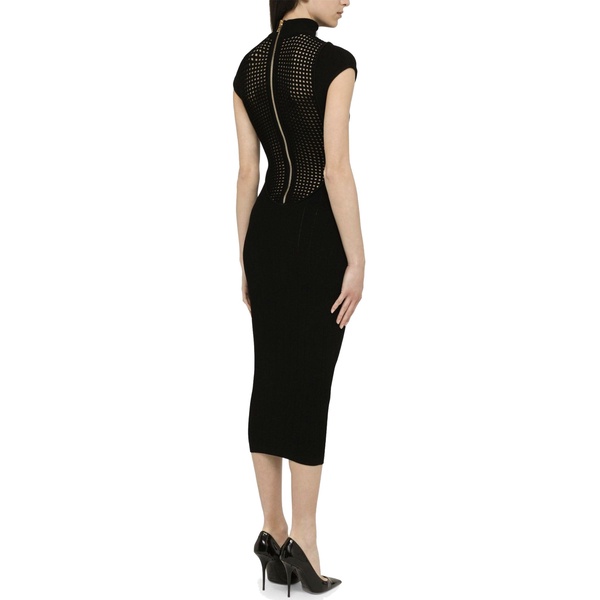 Balmain Knitted Sheath Dress Women