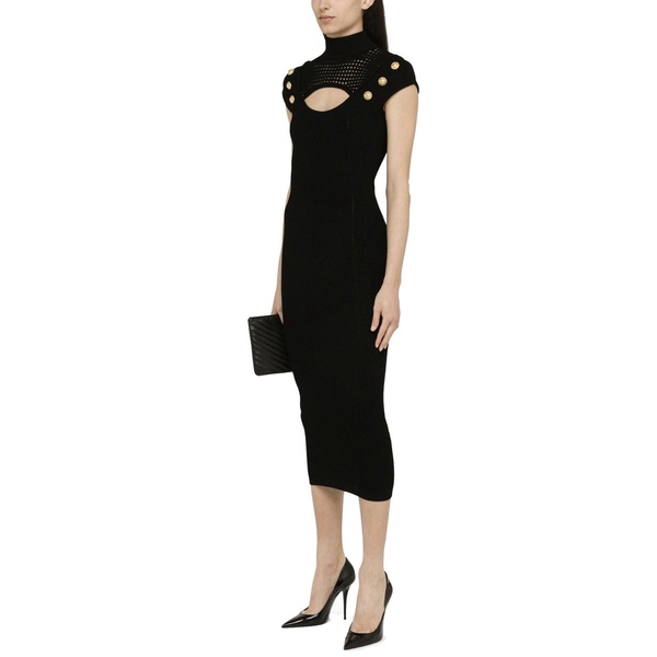 Balmain Knitted Sheath Dress Women