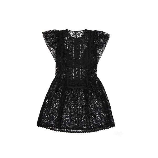 Lace-up Mini Dress