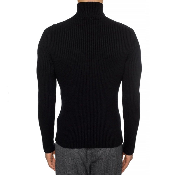 Balenciaga Cashmere Blend Rib Knit Turtleneck Men