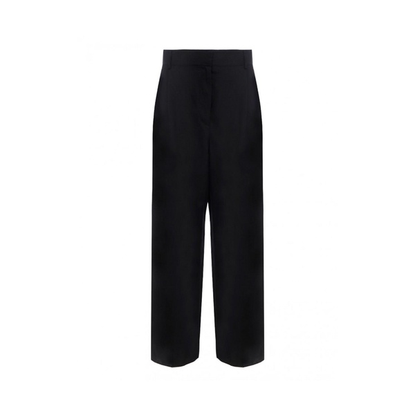 Salvatore Ferragamo Silk And Linen Pants Women