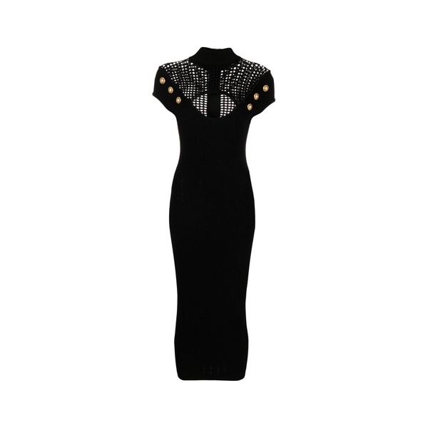 Balmain Knitted Sheath Dress Women