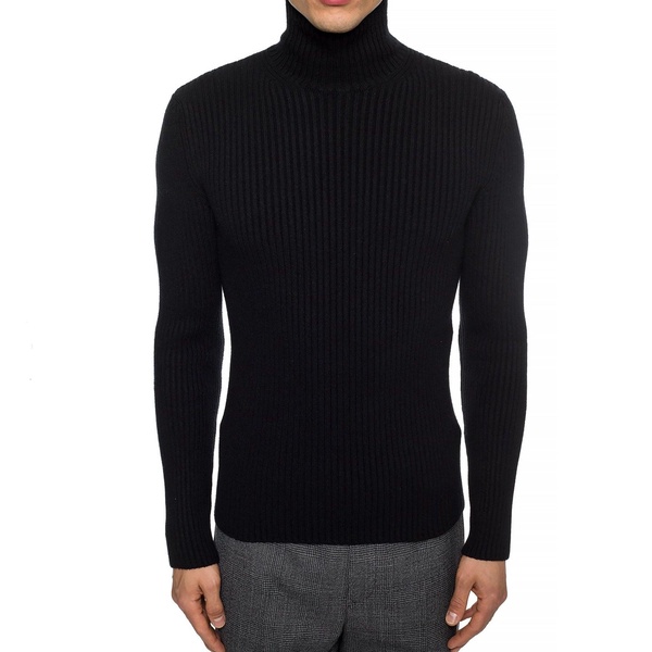 Balenciaga Cashmere Blend Rib Knit Turtleneck Men