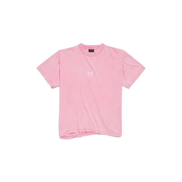 Laurel Classic Boxy T-shirt in Baby Pink