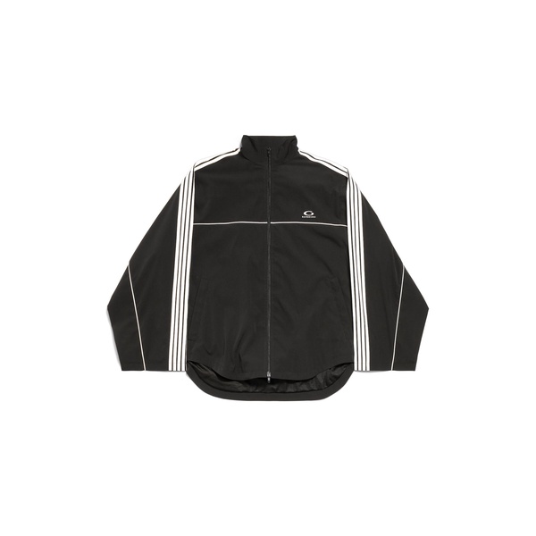 Men's Large Tracksuit Jacket in Black