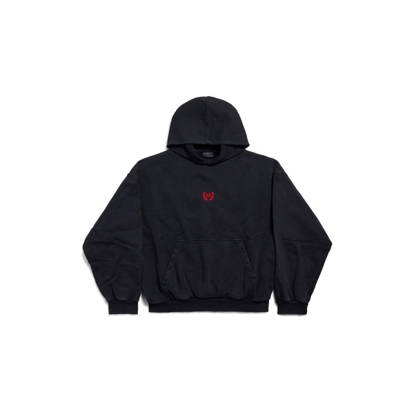 Laurel Classic Hoodie Medium Fit in Faded Black