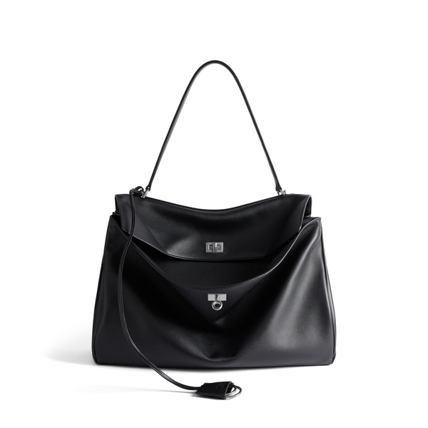Large Rodeo smooth leather shoulder  bag