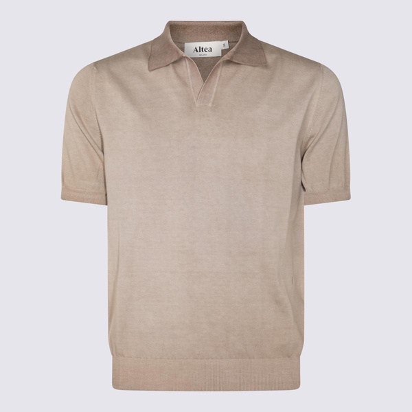 Altea Beige Cotton Polo Shirt