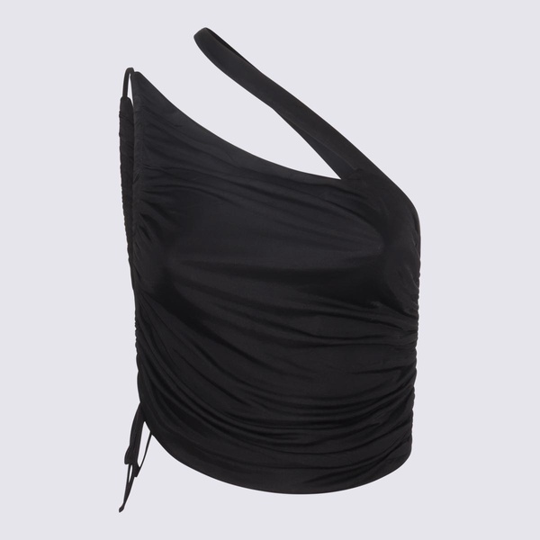 Andreādamo Black Viscose Top