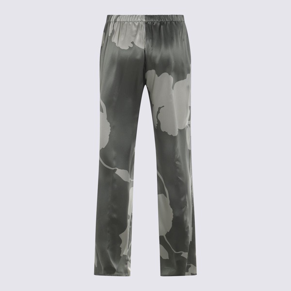 Antonelli Grey And White Pants