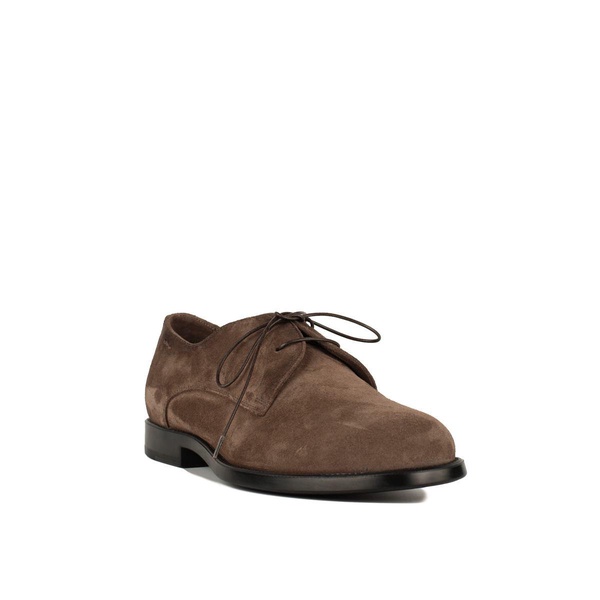 Alexander Hotto Brown Suede Lace-Up
