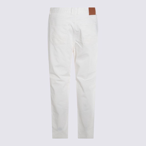 Altea White Cotton Denim Jeans