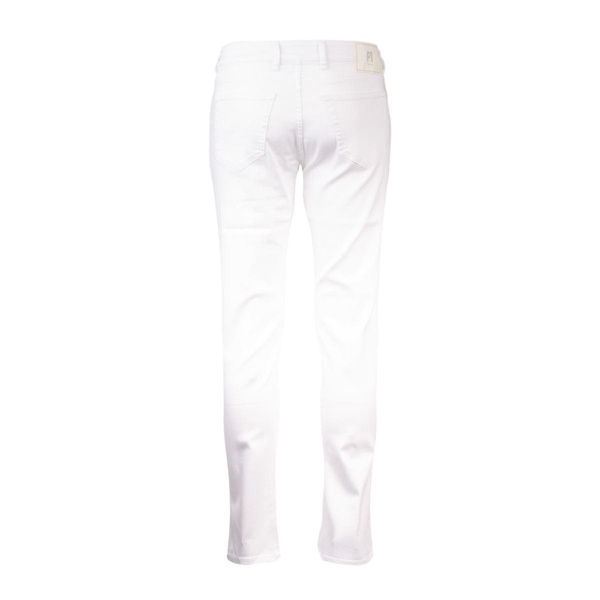 Pt Torino White 5-Pocket Jeans