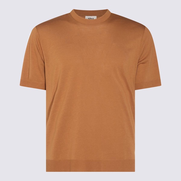Altea Camel Cotton T-Shirt