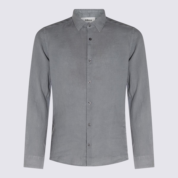 Altea Blue Denim Linen Shirt