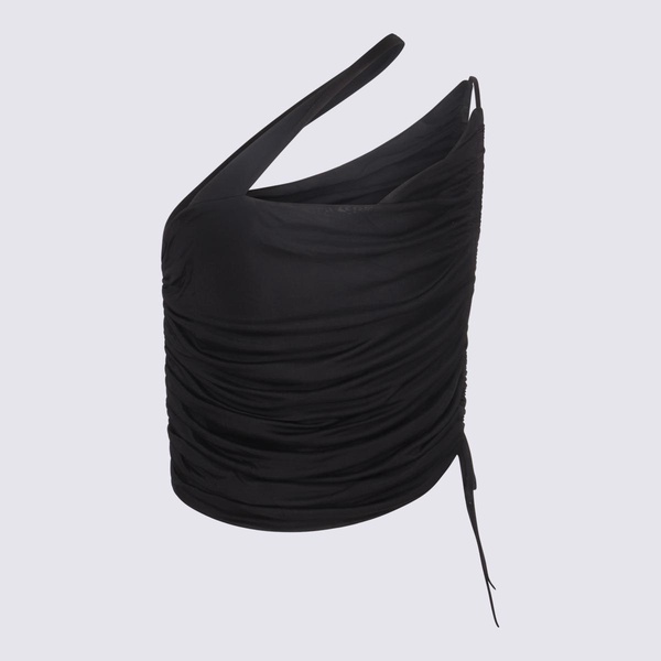 Andreādamo Black Viscose Top