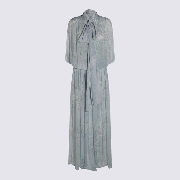 Blumarine Light Blue Maxi Dress