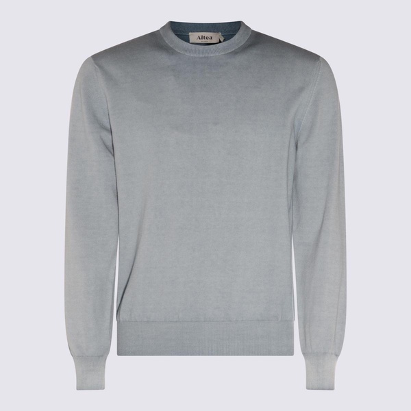 Altea Blue Denim Cotton Knitwear