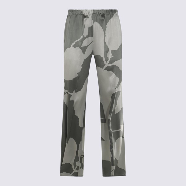 Antonelli Grey And White Pants