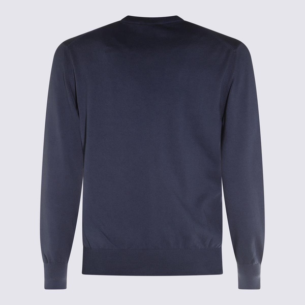 Altea Blue Cotton Knitwear
